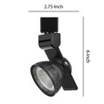 thumbnail image 5 of Benjara BM223663 12W Integrated LED Metal Track Fixture with Mesh Head, Dark Black, 5 of 5