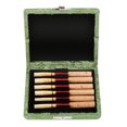 thumbnail image 1 of Wooden Reed Case for 6pcs Oboe Reeds, Moisture Proof Silk Cloth Cover, Durable & Exquisite, Compact & Lightweight with Slot Design Breathable Holes, Ideal Oboe Reed Storage Holder, 1 of 7