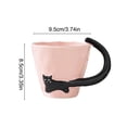 thumbnail image 3 of Ceramic Coffee Mug for Office Bedroom and Home – Hot and Cold Beverage Cup with Comfortable Grip for Desk or Living Room Use, 3 of 6