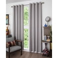 thumbnail image 3 of Gouchee Home Neptune Rideaux Opaques Gris 54"x96", 3 of 3