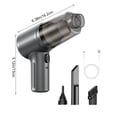 thumbnail image 3 of RRJ Wireless Car Vacuum Cleaner Handheld Portable Vacuum And Blower Cordless Mini Car Vacuum Cleaner, 280g Lightweight Car Interior Cleaner for Pet Hair Dust Crumbs, Multi-Function Auto Vacuum, 3 of 9