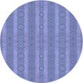 thumbnail image 1 of Ahgly Tapis Rond Lavable en Machine Intérieur Transitionnel Bleu Ciel, 7 Pieds Rond, 1 of 7