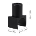 thumbnail image 2 of LABSERRON 4Pcs Universal Parts For Transport Chairs Wheelchair Seat Track Guide Black For Durable Use, 2 of 8