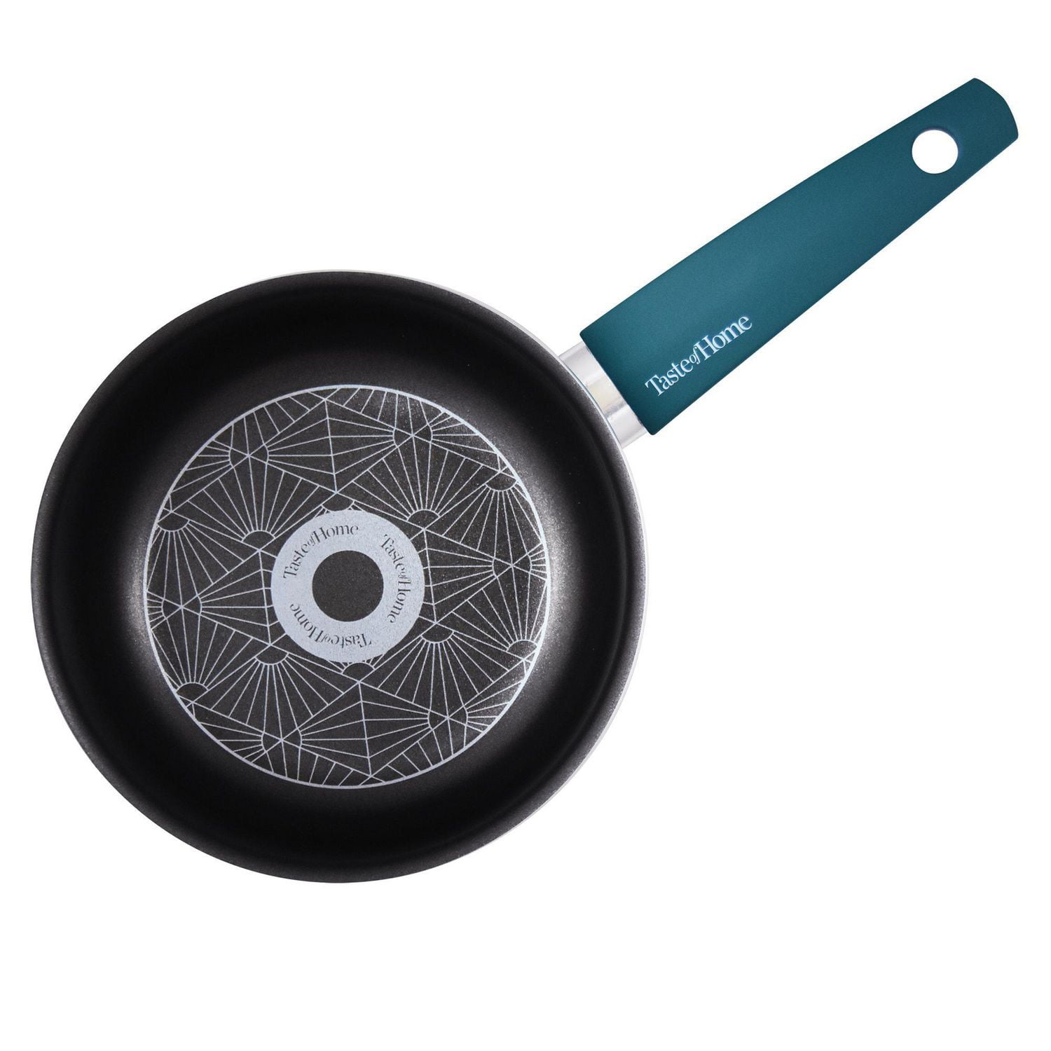 Casserole en aluminium antiadhésif de 2 litres avec couvercle de Taste of Home TC122A