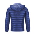 thumbnail image 4 of Styesk Jackets for Men Zipper Up Warm Jackets Solid Color Hooded Cotton Puffer Jacket Outdoor Plus Size Work Coats Casual Comfy Wind Breaker Jackets with Pockets, 4 of 6