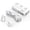 Blanc, variante sur BESTEK Adaptateur de Voyage Universel Convertisseur de Tension 220V vers 110V avec Charge USB 6A à 4 Ports et Adaptateur de Prise UK/AU/US/EU pour le Monde Entier (Noir)