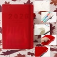 thumbnail image 4 of 2026 Daily Planner Notebook, Vertical Patterned , Strap Closure Security, Annual Calendar Pages, A5 Portable Size Schedule Management Tool, 4 of 6
