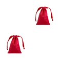 thumbnail image 2 of kurtrusly Sacs à Bijoux Super Doux Protection Délicate pour les Objets de Valeur Eco-friendly Rouge 2Set, 2 of 6