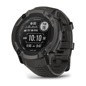 Open Box - Garmin Instinct 2X Solar 50mm GPS Smartwatch Gray (010-02805-10) Rugged Outdoor Watch