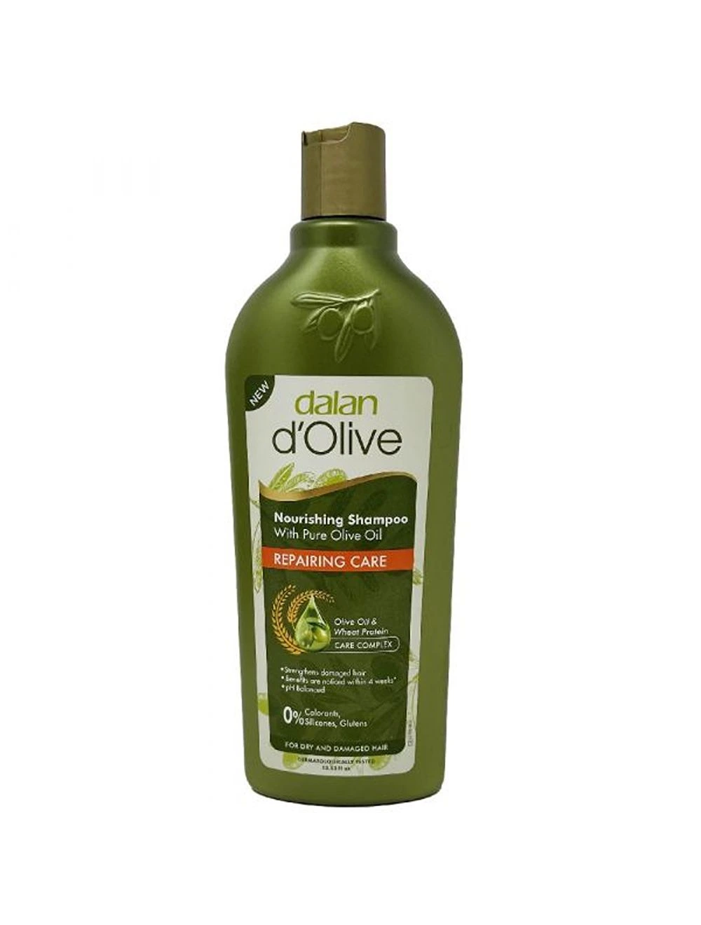 DALAN D'OLIVE Shampooing Nourrissant 400 ml Soin Réparateur 6/paquet
