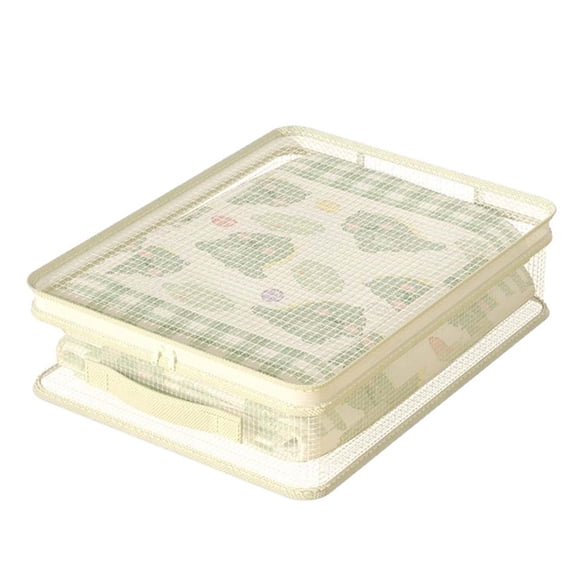 Under Bed Storage,Bedroom Wardrobe Storage Bag for Sheets Blankets, Under Bed Drawer Transparent Box with Handle