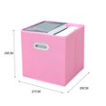 thumbnail image 3 of Boîte de Rangement pour Jouets avec Poignée, Boîte Pliable en Tissu Non Tissé pour Armoire de Maison, 3 of 8
