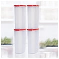 thumbnail image 1 of Tupperware Contenant d'Épicerie en Plastique 2,3 L Lot de 4 (Rouge), 1 of 4
