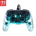 thumbnail image 1 of Turtle Beach Afterglow Wired RGB Gaming Controller (Clear) - Officially Licensed for Nintendo Switch 2, Nintendo Switch - Customizable Lighting, Hall-Effect, RGB, 1 of 6
