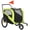 Green, variant on Aosom 2-in-1 Dog Bike Trailer, Pet Stroller with Hitch for Large Dogs, Red