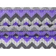 thumbnail image 5 of oneOone Velvet Medium Purple Fabric Chevron Fabric For Sewing Printed Craft Fabric By The Yard 58 Inch Wide-12, 5 of 5