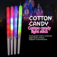 thumbnail image 4 of Cotton Candy Cones Colorful Glowing Marshmallow Sticks, 4 of 9