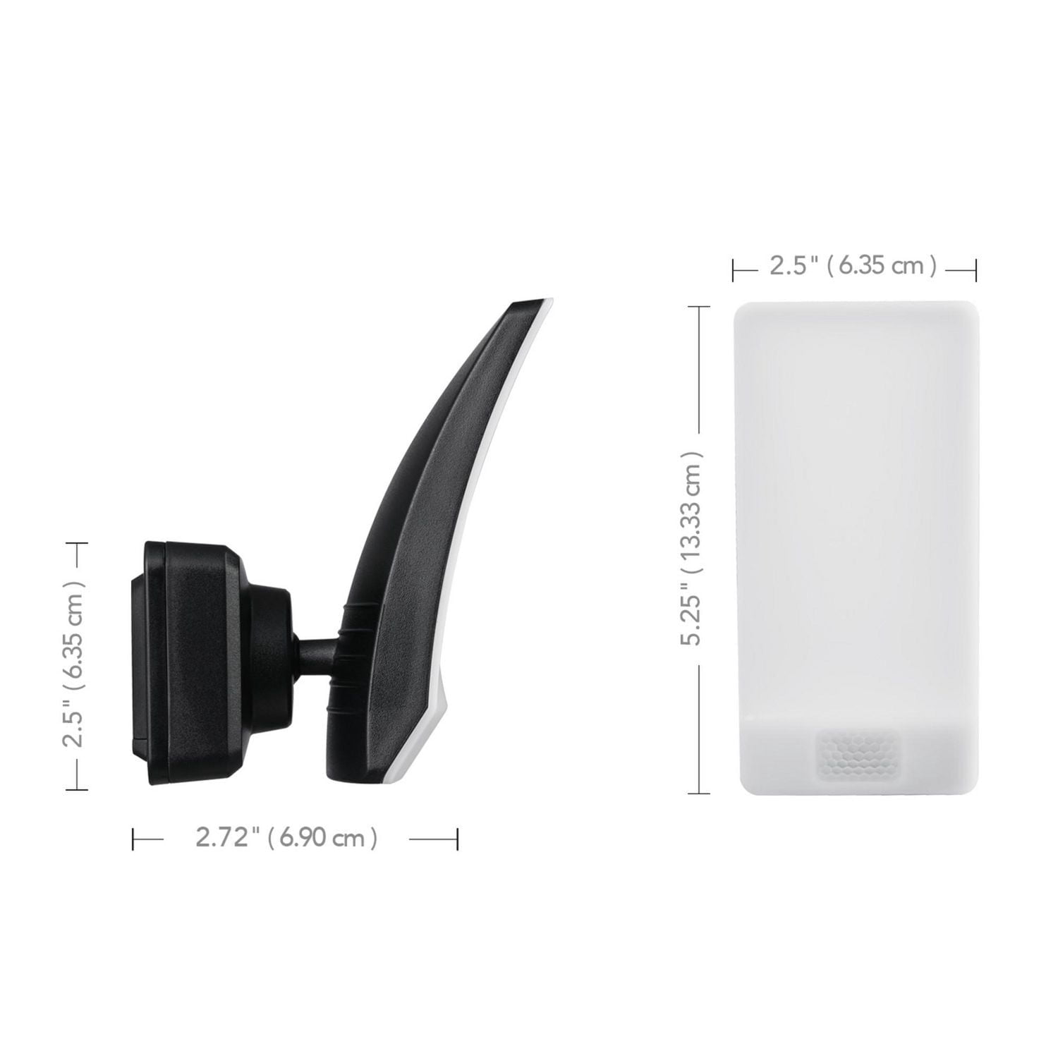 Lampe de sécurité à piles, DEL intégrée, détecteur de mouvement et résistante aux intempéries