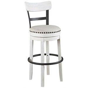 Signature Design by Ashley D546-530 Valebeck Barstool White Pub Height
