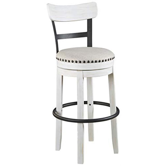 Signature Design by Ashley D546-530 Valebeck Barstool White Pub Height