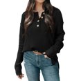 thumbnail image 1 of EGNMCR Sweaters for Women Mode Femmes Pull Col Roulé Manches Longues Décontracté, 1 of 1