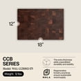 thumbnail image 2 of John Boos CCB Reversible Wood Chopping Board, 18" x 12" x 1 3/4", Walnut, 2 of 11