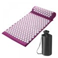 thumbnail image 1 of 1pcs Coussin d'Acupression Violet Oreiller + Coussin + Housse en Tissu, 1 of 5