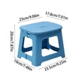thumbnail image 3 of Folding Stool, Portable Seat, Compact Design for Indoor and Outdoor Use, Lightweight and Durable, Easy Foldable Chair for Camping, Patio, Garden, and Balcony, 3 of 8