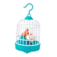 thumbnail image 1 of Electronic Simulation Bird Cage Toy Realistic for Office Education Preschool Blue, 1 of 8