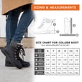 thumbnail image 4 of Comfy Moda Bottes d'Hiver Imperméables pour Femmes, Style Collège, 4 of 5