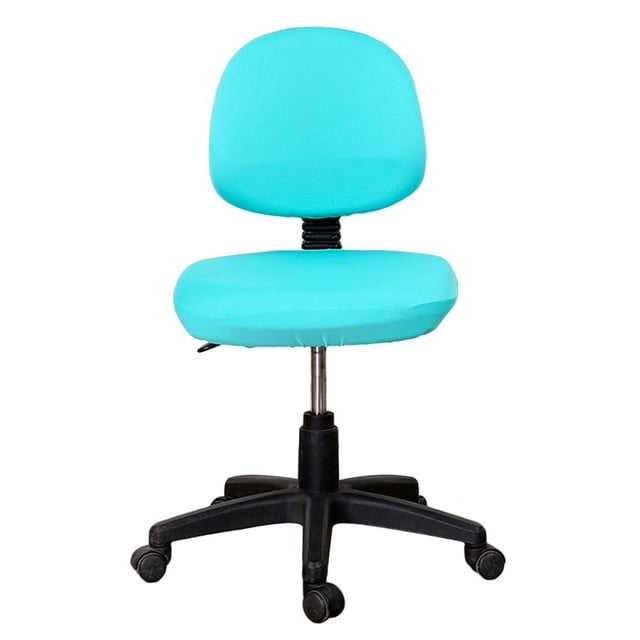 LNGOOR Office Chair Covers Stretchable Computer Universal Chair Seat Covers Stretch Rotating Chair Slipcovers Washable Spandex Desk Chair Cover Protectors Orange