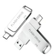thumbnail image 1 of Clé USB Double 2 To/2000 Go 2-en-1 pour Android/tablette/PC - MAOLAI, 1 of 6
