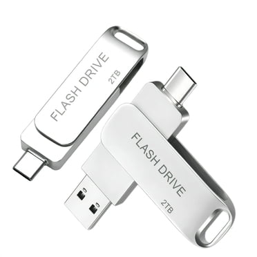 Clé USB Double 2 To/2000 Go 2-en-1 pour Android/tablette/PC - MAOLAI