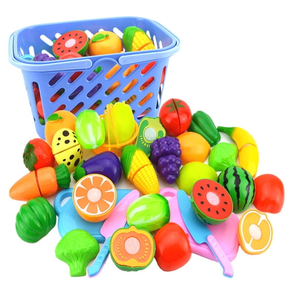 Qaailabf Clearance Sales Today Deals Prime 2017 Kids Pretend Role Play Kitchen Fruit Vegetable Food Toy Cutting Set Gift