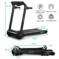 thumbnail image 2 of Gymax Folding Electric Treadmill 3.0HP Exercise Running Machine w/ App Control Red, 2 of 10