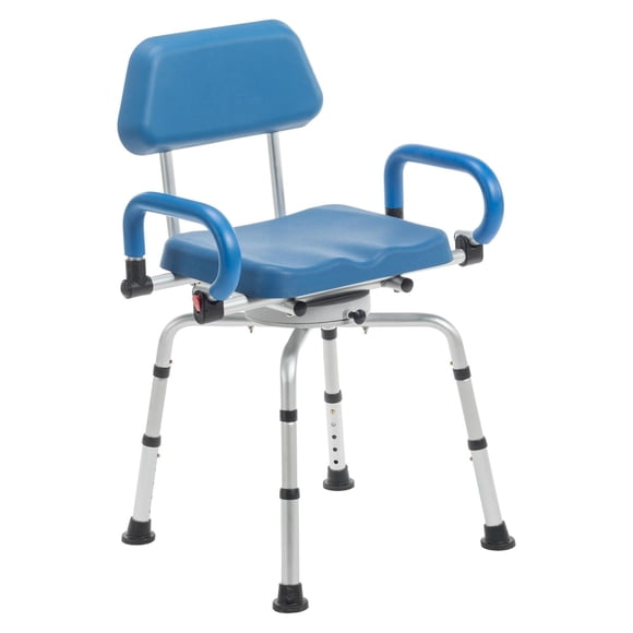 Journey Chaise de Douche Pivotante à 360 Degrés SoftSecure, Siège de Baignoire Rembourré Pivotant en Mousse