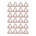 thumbnail image 4 of Support de Cartes, Résistant à la Rouille 24 Pcs Fabrication Exquise Porte-Cartes à Pince pour Bureau pour Maison pour Classification de Fichiers Or Rose, 4 of 8