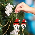 thumbnail image 4 of LSLJS Christmas Ornaments Christmas Acrylic Hanging Decorations - Set of 26 Alphabet Letters with Santa Claus Design for Holiday Ornaments and DIY Crafts Christmas Hanging Decorations, 4 of 6