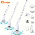 thumbnail image 1 of 1 Set Electric Spin Scrubber Cleaning Brush, Long Handled Shower Scrubber, Tub Tile, 1 of 4