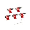 thumbnail image 2 of Thinsony Bike Cable Guide Brake Line Holder Hose Wire Clips Clamps Red 21.5x20mm 1Set, 2 of 6