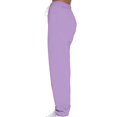 thumbnail image 4 of MAWCLOS Women Jogger Sets Long Sleeve Tracksuit Set Solid Color Two Piece Outfit Breathable Sports V Neck Sweatsuits Purple S, 4 of 5