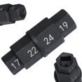 thumbnail image 1 of DPTOOL Hex Axle Tool for Motorcycle Front Axle Wheel, 3/8 Inch 17mm 19mm 22mm 24mm Allen Spindle Socket Driver, 1 of 4