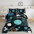 thumbnail image 2 of Erosebridal Volleyball Baseball Bedding Twin Comforter Set,Splash Soccer Down Comforter,Ball Gaming Decor,Reversible,Lightweight,2-Piece, 2 of 7