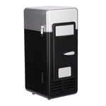 Small Refrigerator, Drink Cooler, 3.2x3.4x7.6inch Compact Refrigerator, Camping For Office Car Travel