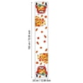 thumbnail image 3 of TIELUTT Fall Tablecloth 72x13 Inch Thanksgiving Autumn Pumpkin Orange Table Cover For Party Picnic Dinner Fall Small Table Coffee Table Short Table Wedding Woven Table Table Runners for Parties, 3 of 5