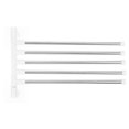 thumbnail image 1 of Shisuyan Scratch Resistant Towel Hanger Stainless Steel White 1 Set 10.8X6.5X2In, 1 of 9