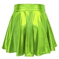 thumbnail image 3 of Kcodviy Jupe Évasée Décontractée Plissée Ligne A Jupe Plissée Mini Jupe pour Femme Mini Jupe Portefeuille Brillante de Maillot de Bain, 3 of 5