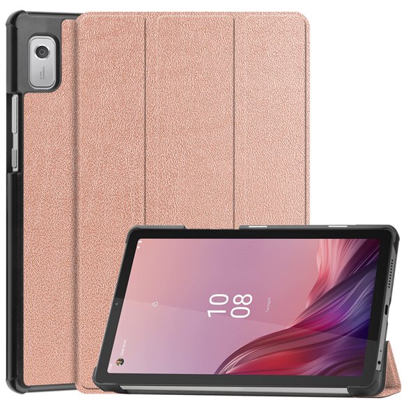 Pour Lenovo Tab M9 TB310FU 2023 Étui 9 Pouces Licorne Mignonne Papillon Peint Étui Arrière Rigide en PC pour Tablette pour Lenovo Tab M9 Couverture Enfants Or Rose Tab M9 TB-310FU