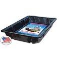 thumbnail image 1 of Argee RG606 Kitty Lounge 50-Pack Disposable Litter Tray, Black, 1 of 3