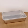 thumbnail image 3 of Rectangular Stainless Steel Meal Tray - Oven & Fridge Safe Food Storage Container for Camping & Picnics, 3 of 7
